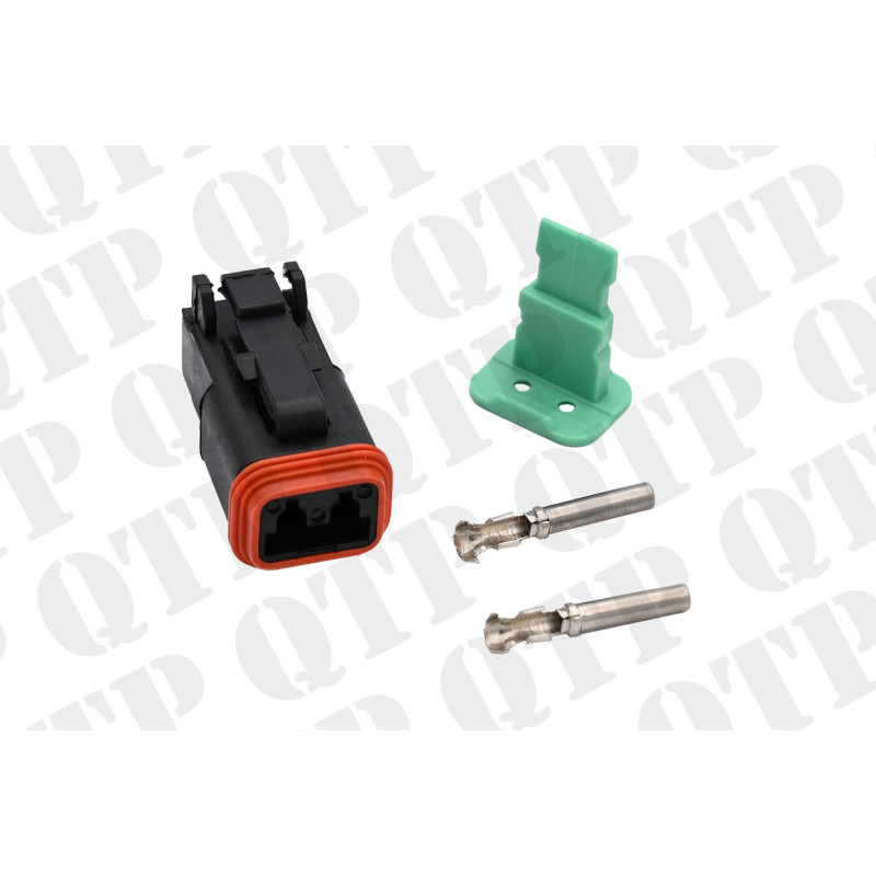 Deutsch Connector 2 Poles Plug tracteur Câble bifilaire 100093 - photo cover